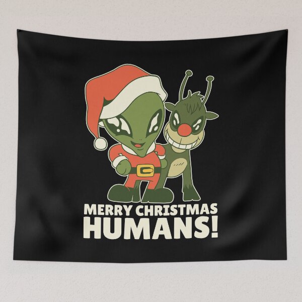Item preview, Funny alien christmas design. designed and sold by emphatic.