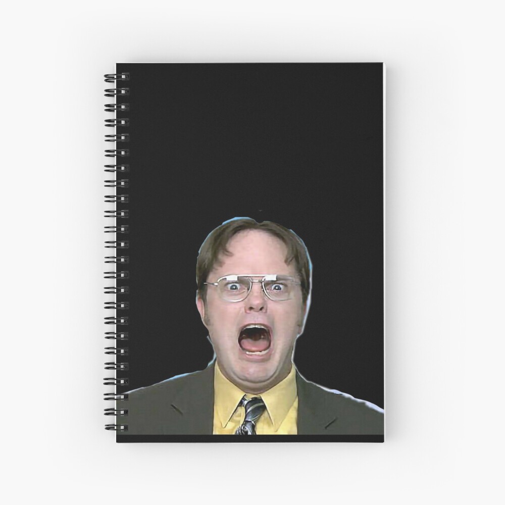 The Office Dwight Schrute Screaming Spiral Notebook For Sale By