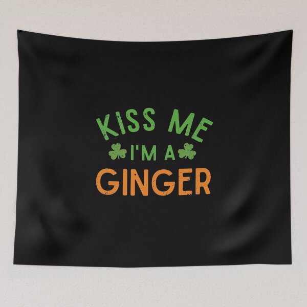 Item preview, Kiss Me I'm A Ginger Day Shamrock Leaves St Patrick's drinking festival costume  designed and sold by alenaz.