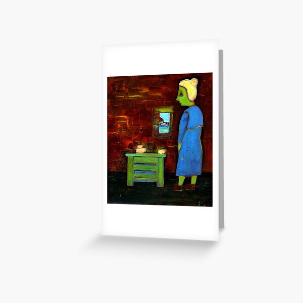 the little old woman Greeting Card