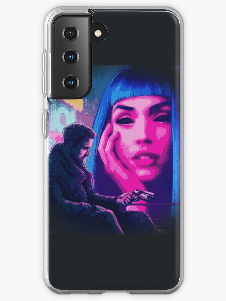 Blade Runner 49 Joi And Joe Cyberpunk Girl Hologram Artwork Case Skin For Samsung Galaxy By Lorenzognech Redbubble