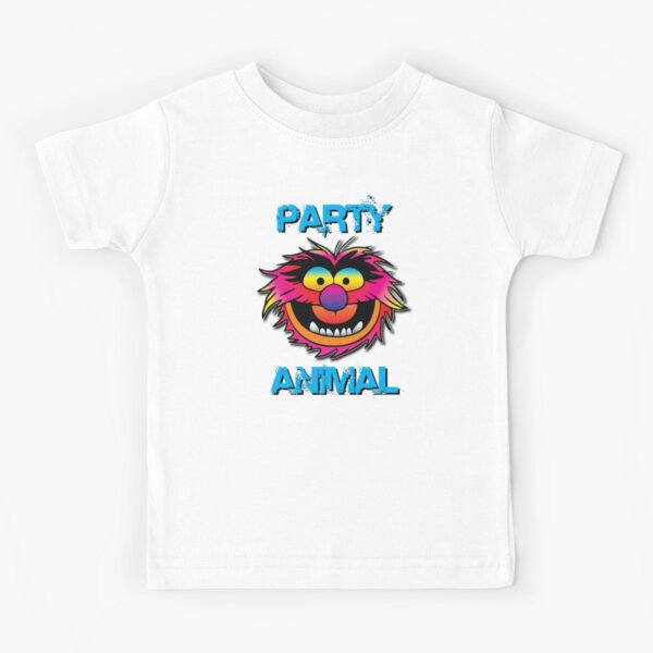 Party Animal Muppet - Blue Kids T-Shirt