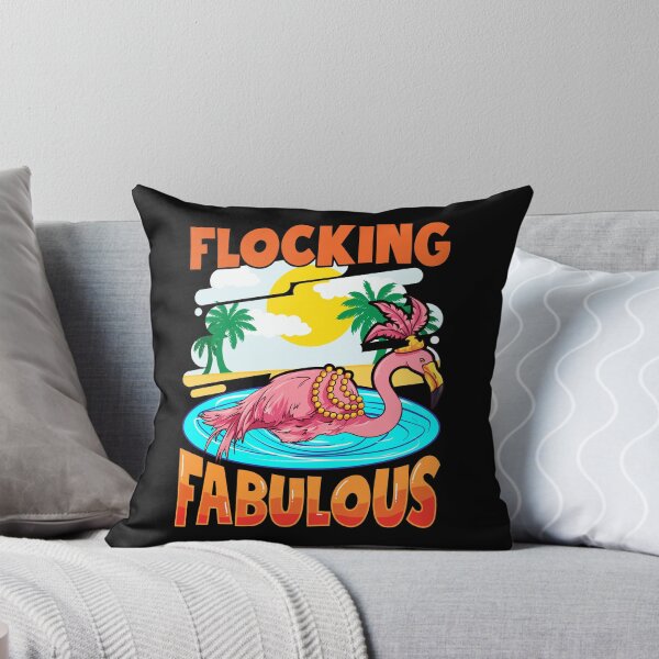 Item preview, Cute Flocking Fabulous Flamingo Confidence Pun designed and sold by perfectpresents.