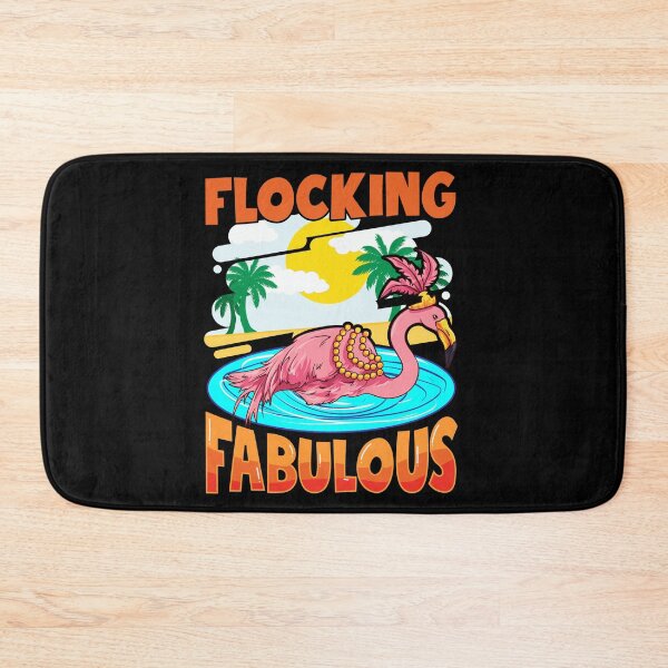 Item preview, Cute Flocking Fabulous Flamingo Confidence Pun designed and sold by perfectpresents.