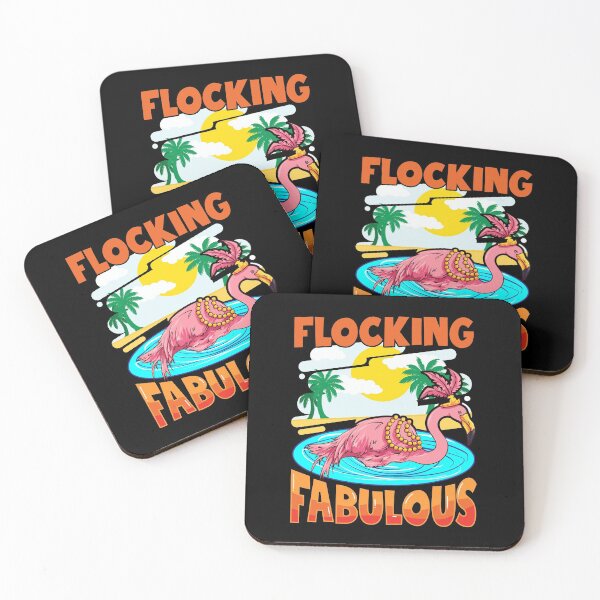 Item preview, Cute Flocking Fabulous Flamingo Confidence Pun designed and sold by perfectpresents.