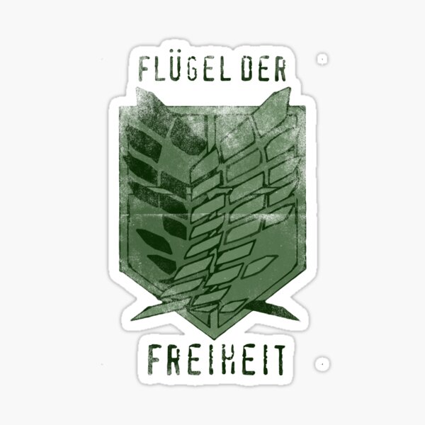 Emerald Wings o' Freedom Sticker