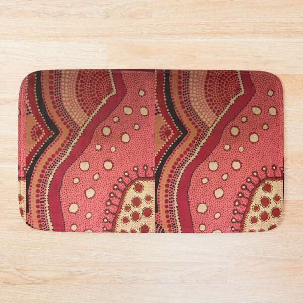Item preview, Aboriginal dot art - Pink  river cell designed and sold by Melchime.