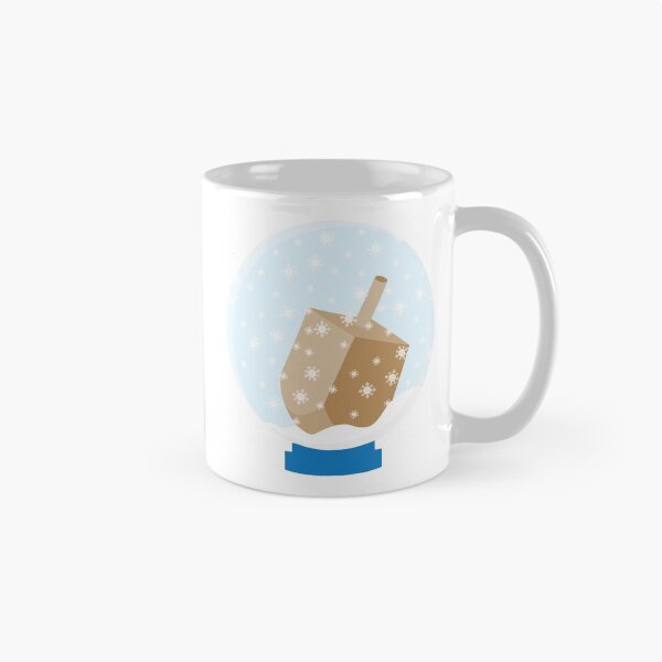 Aperçu de l'œuvre Globe de neige avec Hanukkah Dreidel créée et vendue par sigdesign.