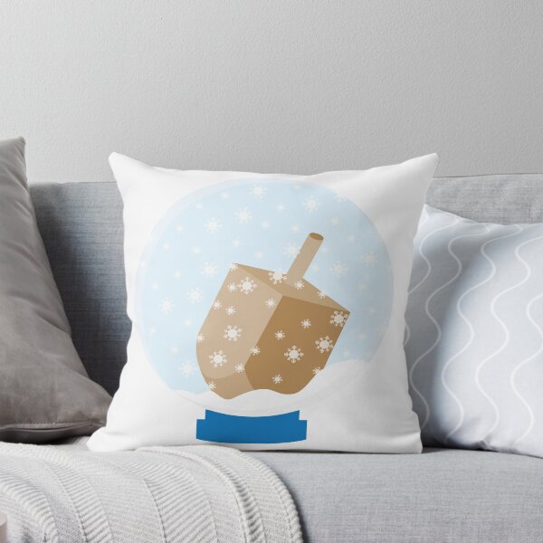 Artikelvorschau, Schneekugel mit Chanukka Dreidel entworfen und verkauft von sigdesign.