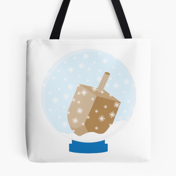 Artikelvorschau, Schneekugel mit Chanukka Dreidel entworfen und verkauft von sigdesign.