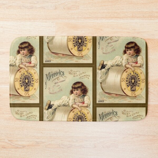 Item preview, super cute vintage cotton reel advert designed and sold by RosalieReeves.