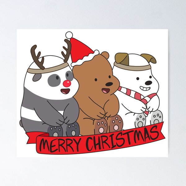 Item preview, We Bare Bears Xmas designed and sold by plushism.