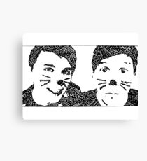 Danisnotonfire & AmazingPhil Canvas Print