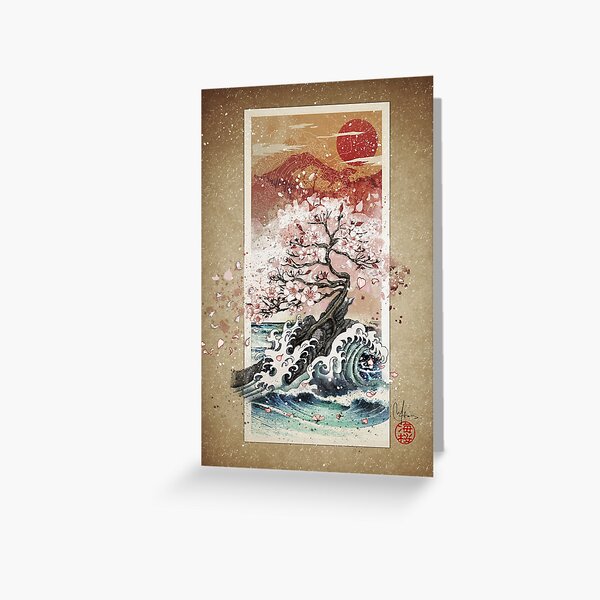 Item preview, Sakura blossom waves designed and sold by marineloup-art.