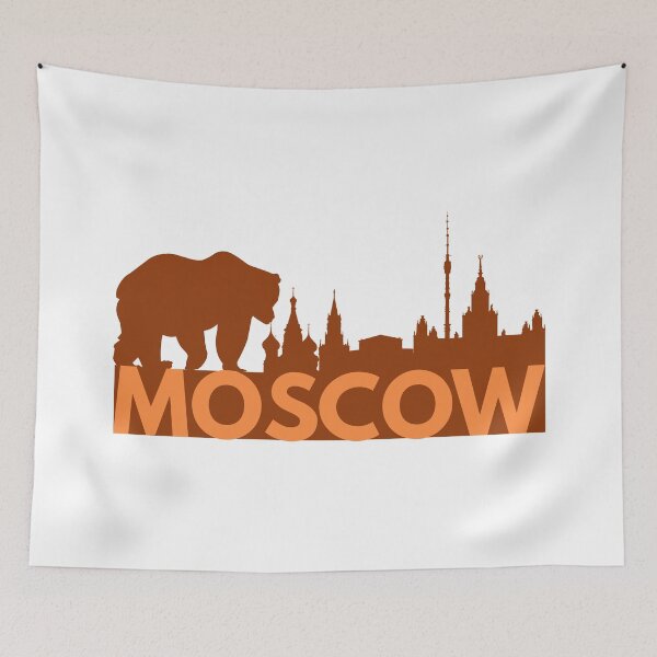 Item preview, Moscow Skyline and Russian Bear designed and sold by NorseTech.