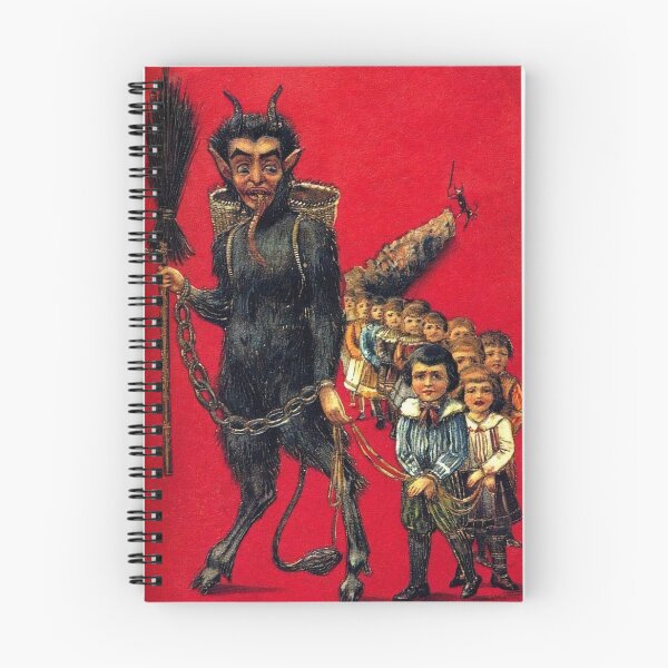 Item preview, Vintage Krampus Christmas Print designed and sold by Karianne Potter.