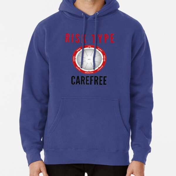 Risk Type Compass Carefree T Shirt Pullover Hoodie