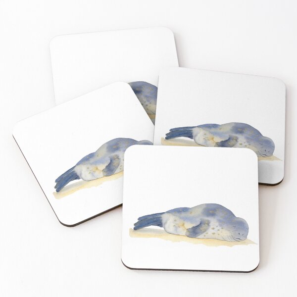 Item preview, Seal with Watercolor and Gold designed and sold by Sandra Connelly.