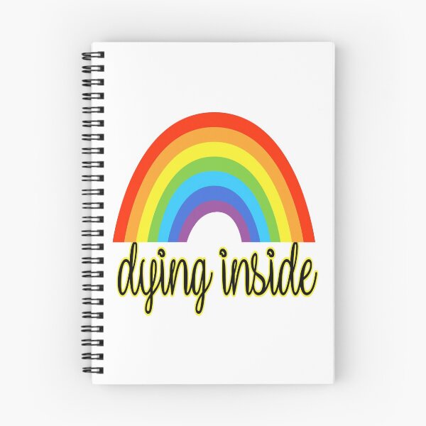 Item preview, Dying Inside with Rainbow designed and sold by SerpentSkyArts.