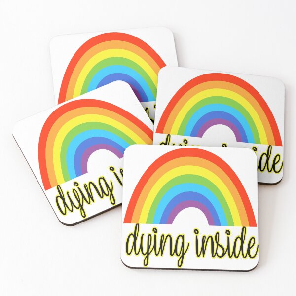 Item preview, Dying Inside with Rainbow designed and sold by SerpentSkyArts.