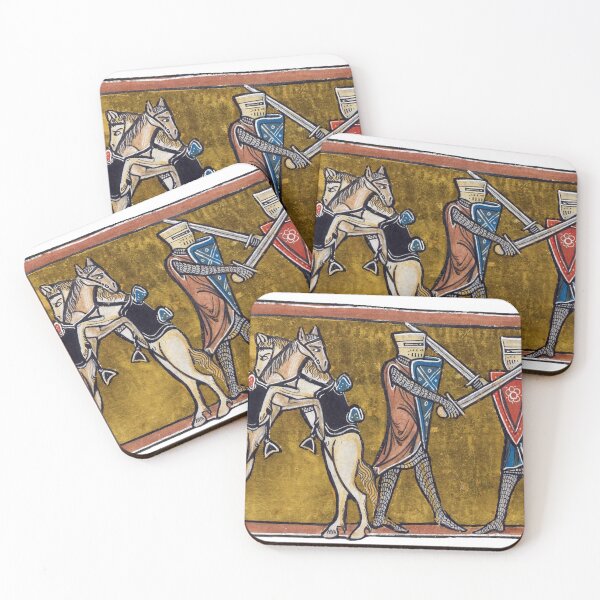 Item preview, Medieval Knights and Horses Fighting designed and sold by emovendo.