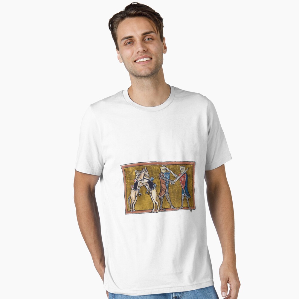 Vista previa del artículo con la obra «Camiseta esencial», diseñado y vendido por emovendo.
