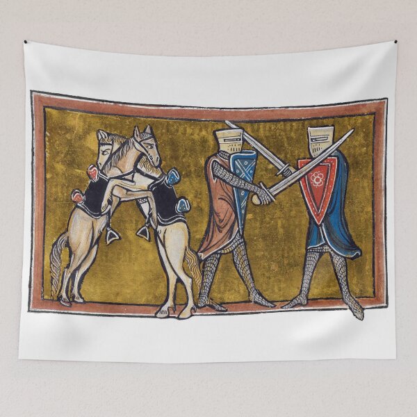 Item preview, Medieval Knights and Horses Fighting designed and sold by emovendo.