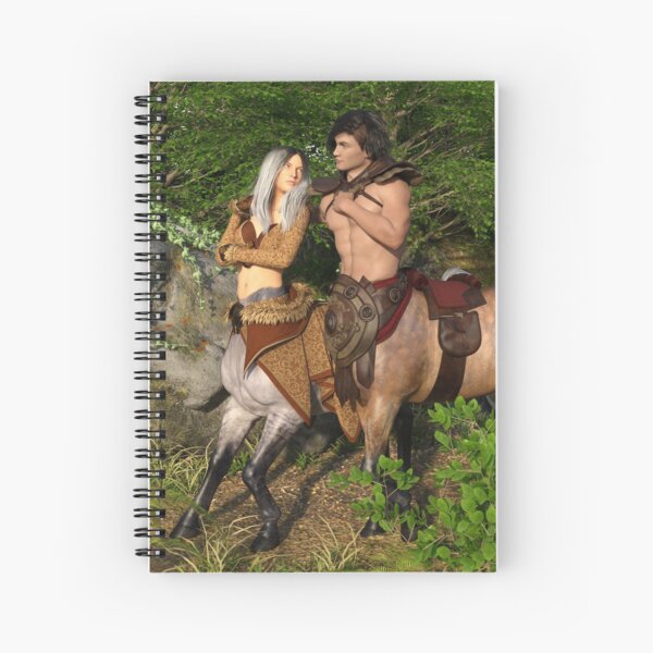 Centaur lovers Spiral Notebook