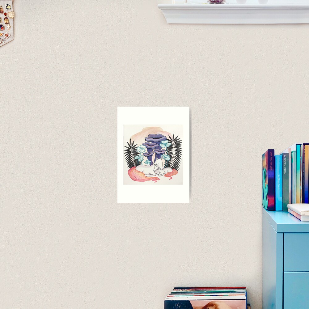 Mother and daughter Art Print
