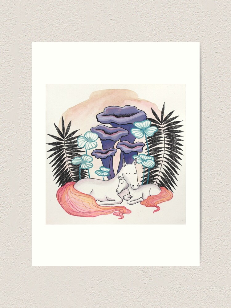 Alternate view of Mother and daughter Art Print
