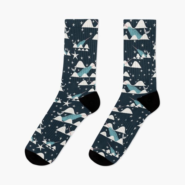 Item preview, swimming narwhal designed and sold by susycosta.