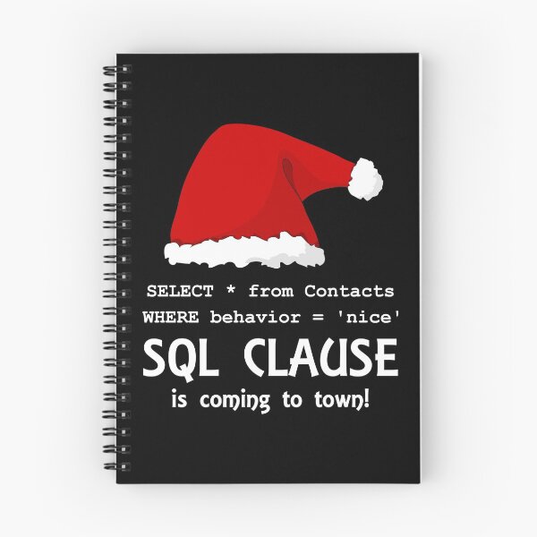 Item preview, Sql Clause is coming to town! - White designed and sold by saechla.