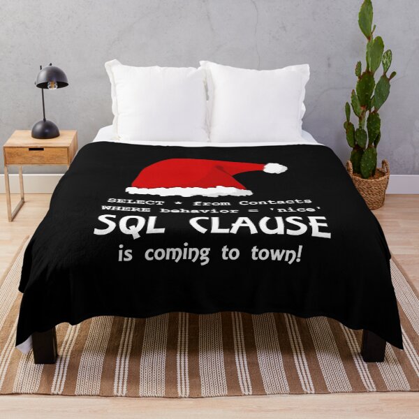 Item preview, Sql Clause is coming to town! - White designed and sold by saechla.
