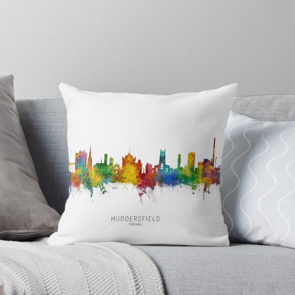 Artikelvorschau, Huddersfield England Skyline entworfen und verkauft von ArtPrints.