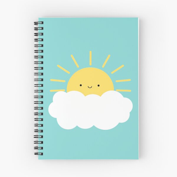 Item preview, Kawaii sun and cloud designed and sold by OkihanaShop.