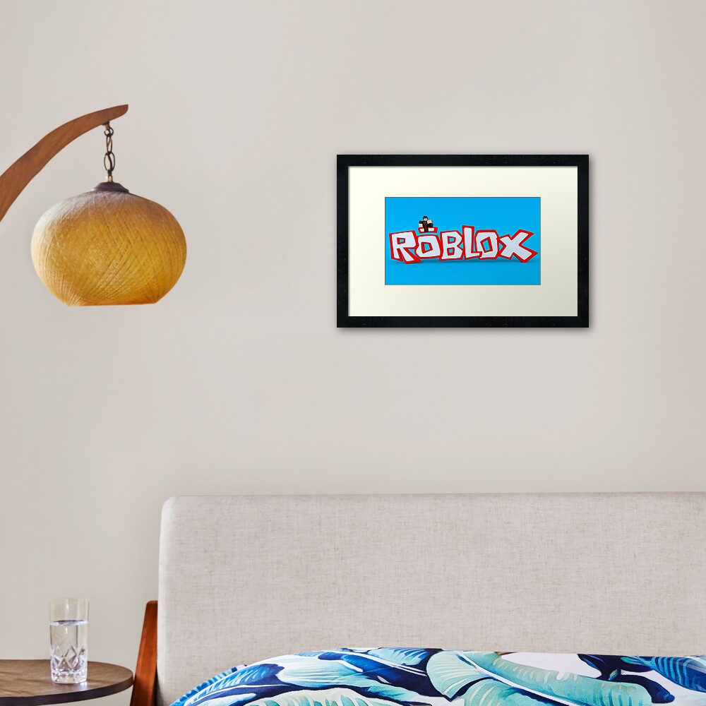 Roblox The Game Poster Framed Art Print By Best5trading Redbubble - roblox game posters redbubble