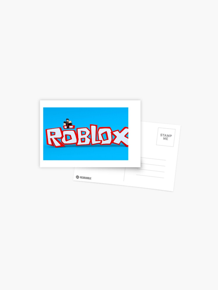 Roblox The Game Poster Postcard By Best5trading Redbubble - roblox stationery redbubble