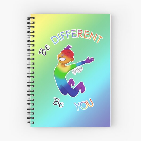Item preview, PRIDE - be different, be you (rainbow version) designed and sold by Peter Houtman.