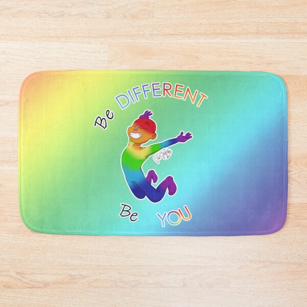 Item preview, PRIDE - be different, be you (rainbow version) designed and sold by Peter Houtman.