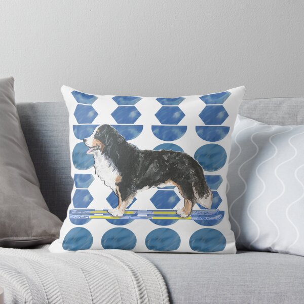 Item preview, Bernese Mountain Dog Goes Skiing designed and sold by Cortney Harrington.