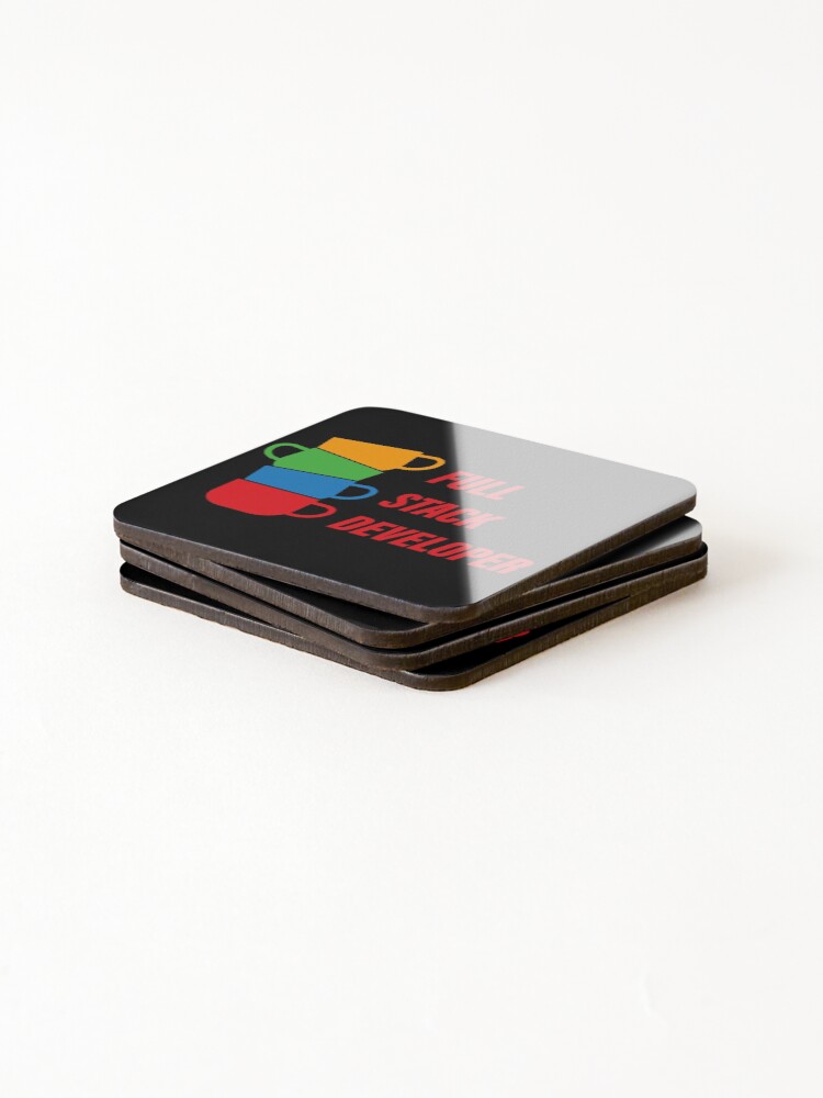 Thumbnail 4 of 5, Coasters (Set of 4), Full stack developer designed and sold by MarcoPolok.