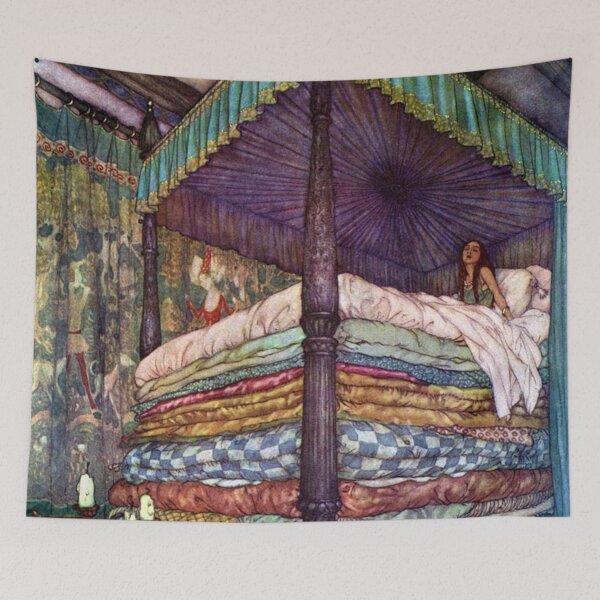 Item preview, Princess and the Pea by Edmund Dulac  designed and sold by Niina  Niskanen.