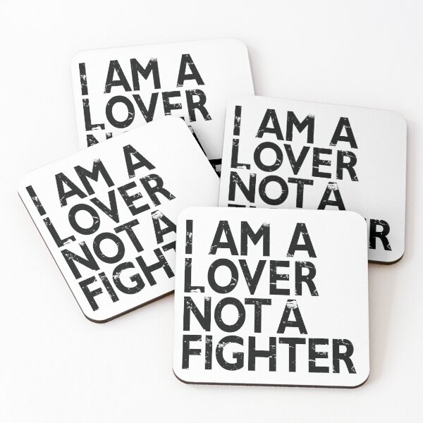 Item preview, Lover Not A Fighter designed and sold by rogue-design.