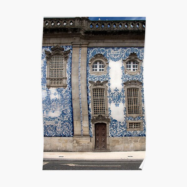 Carreaux bleu du Portugal Poster