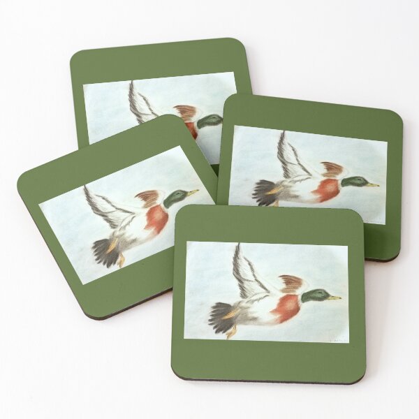 Item preview, Mallard in flight designed and sold by JYEmeryArt.