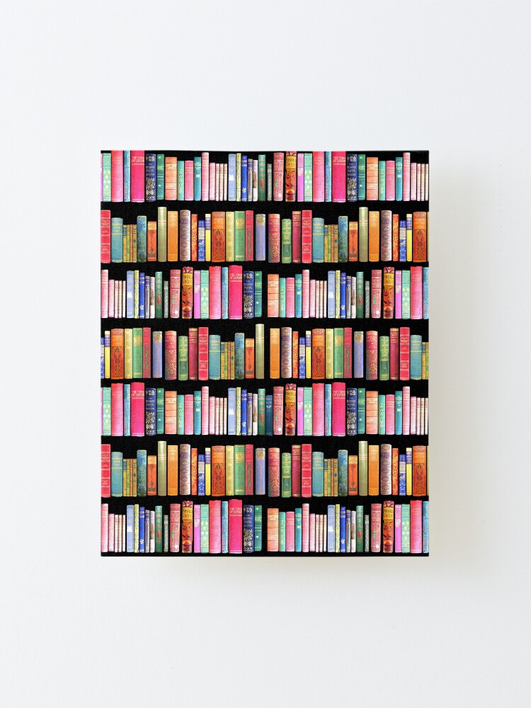 Alternate view of Bookworms Delight / Antique Book Library for Bibliophile Mounted Print