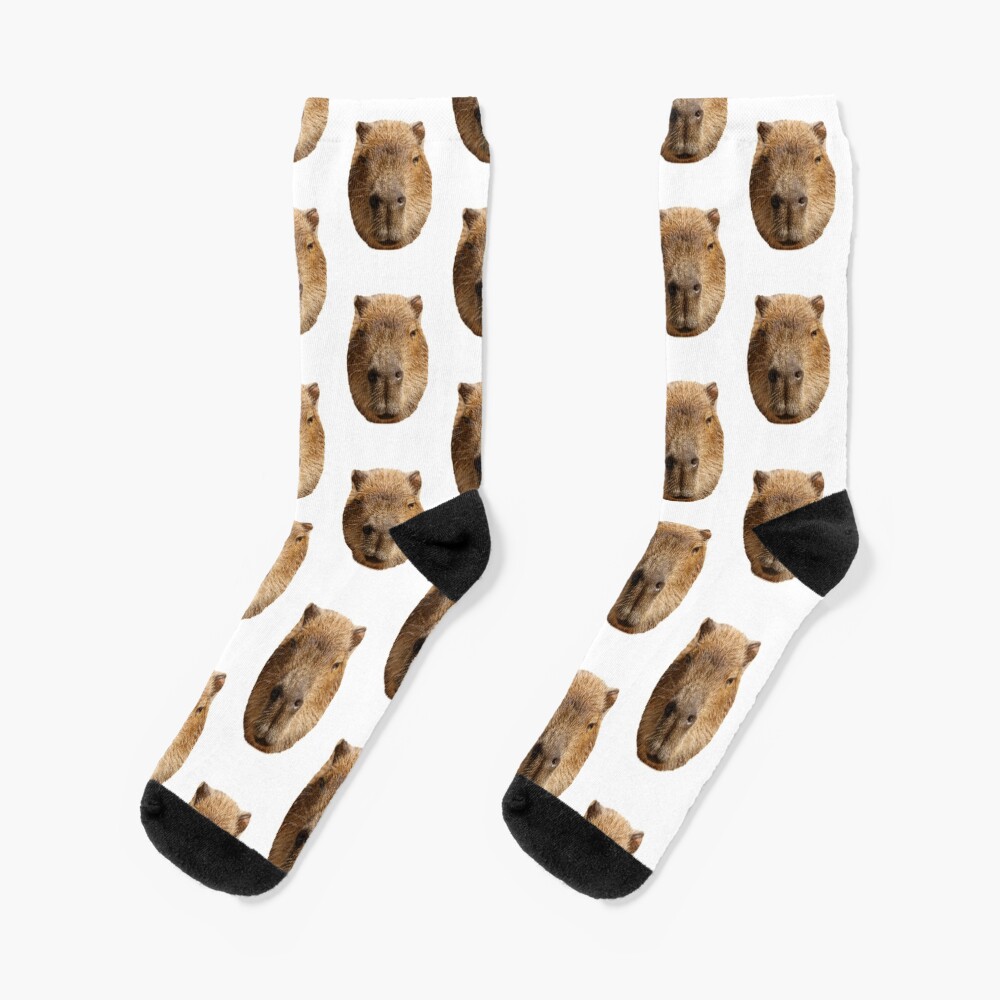 Capybara face Socks