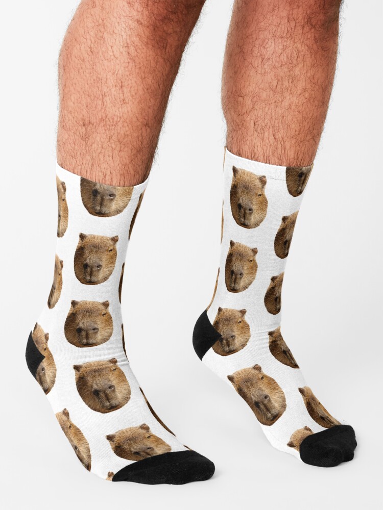 Alternate view of Capybara face Socks