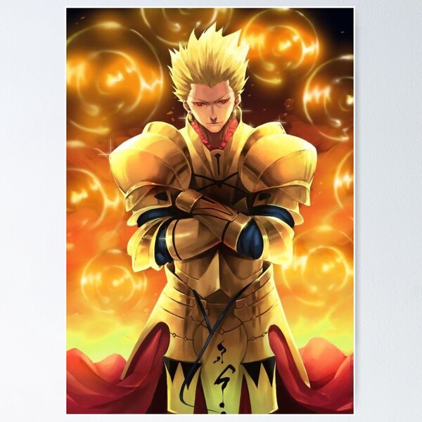 Fate Zero, Gilgamesh, main character, king, Japanese manga, anime characters,  HD wallpaper