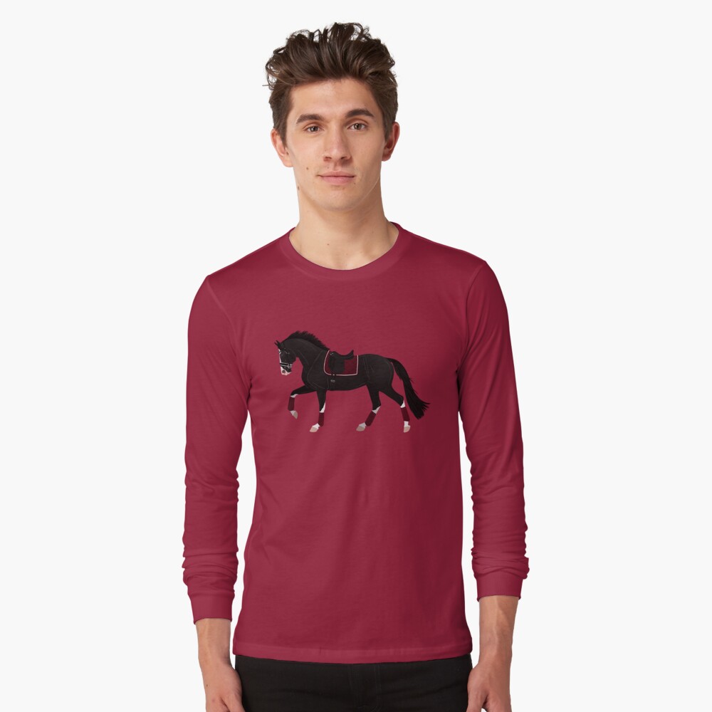 Aperçu de l'œuvre T-shirt manches longues créée et vendue par equinerampaige.